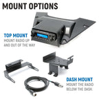 Rugged Radios 20-24 Can-Am Maveric R R Ult. Complete Comm Kit w/ BT Intercom and 2-Way Radio